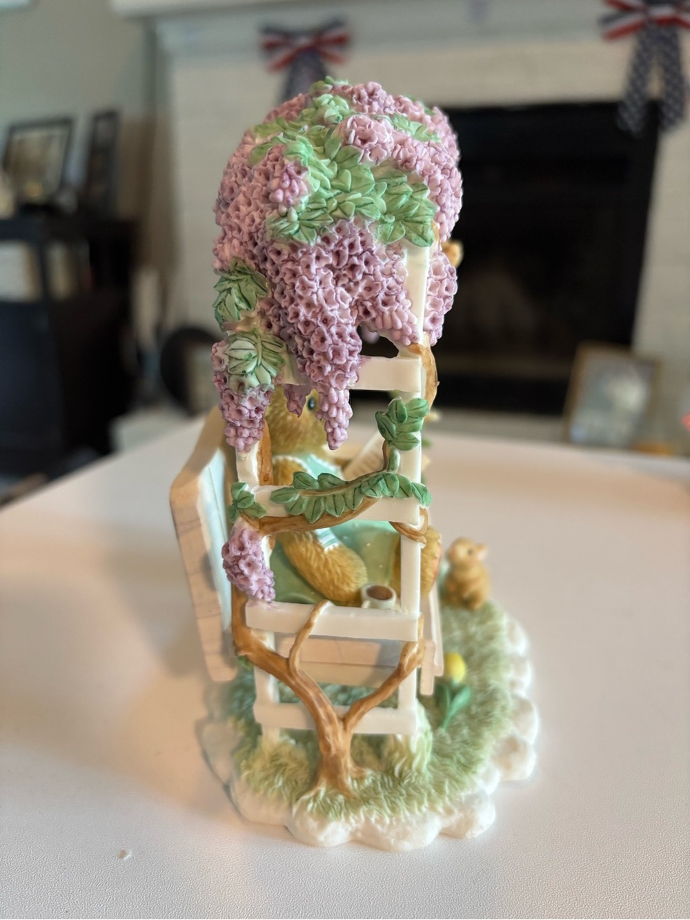 Cherished Teddies "GENEVIEVE" 2002 Membears Only Figurine Club Piece arbor swing - Picture 6 of 8